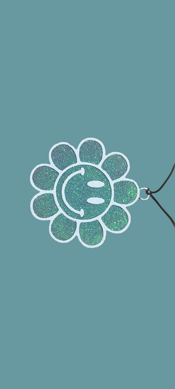 Smiley Flower car Freshie