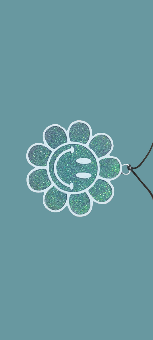 Smiley Flower car Freshie