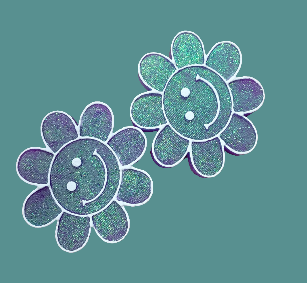 Smiley flower vents