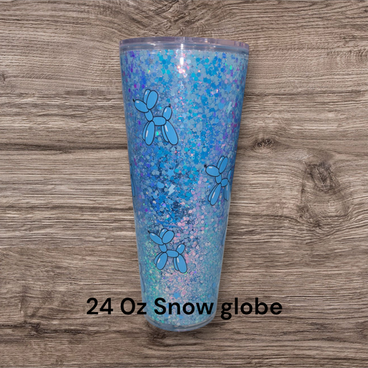 Blue Balloon Dog 24 oz