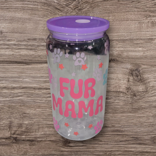 Fur Mama 16oz acrylic