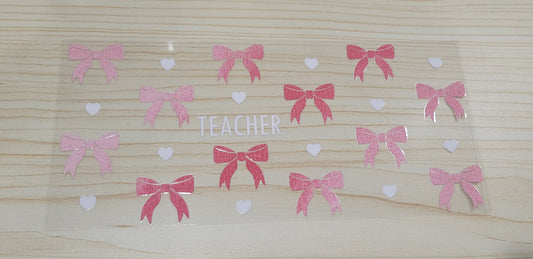 Teacher bows