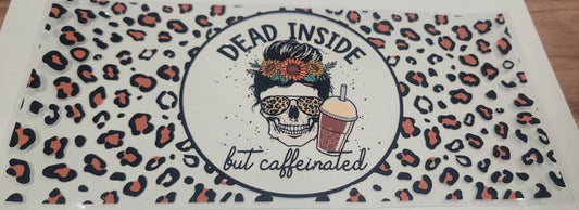 Dead Inside But Caffeinated Decal