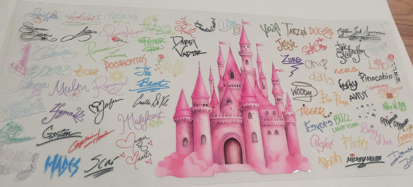 Pink Castle Decal