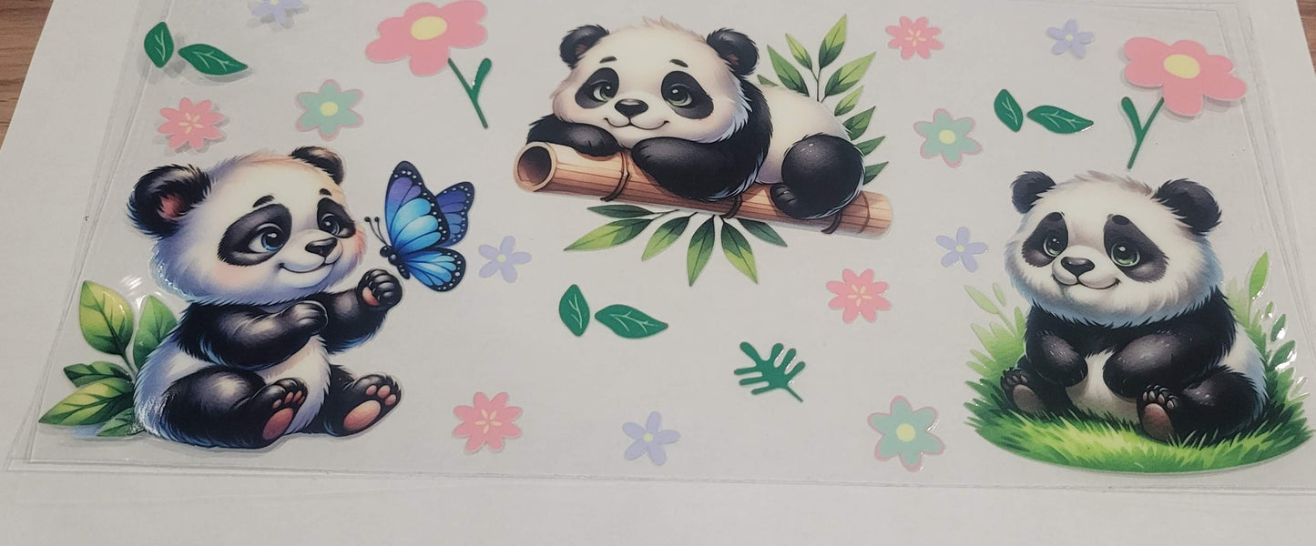 Panda decal