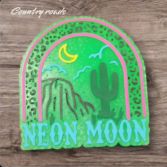 Neon moon Car Freshie