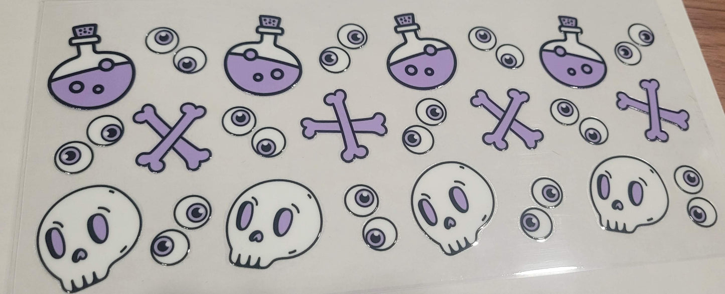 Skull & Eyes Decal